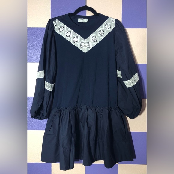 Tanya Taylor Dresses & Skirts - NWOT Tanya Taylor Kirstie Minidress in Maritime Blue - Size S